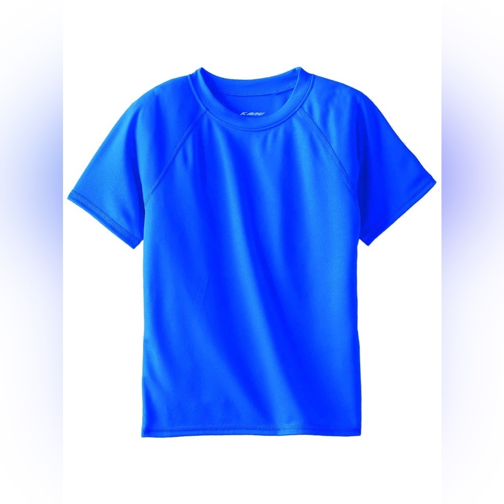 Kanu Surf Boys' Short Sleeve UPF 50+ Rashguard Swim Shirt